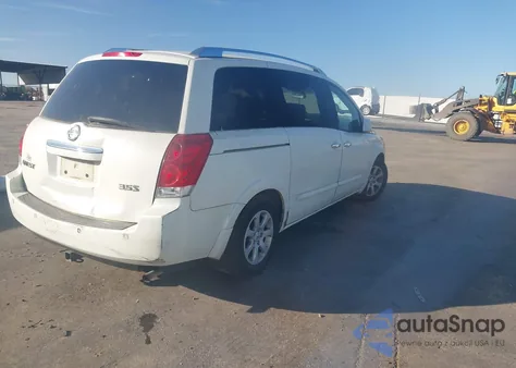 2008 Nissan Quest 3.5 S из США, поврежденный, VIN 5N1BV28U28N115402